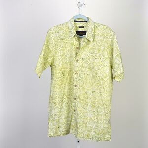 Pete Huntington / Bali Handcrafted Cotton Button Down Casual Shirt Size L